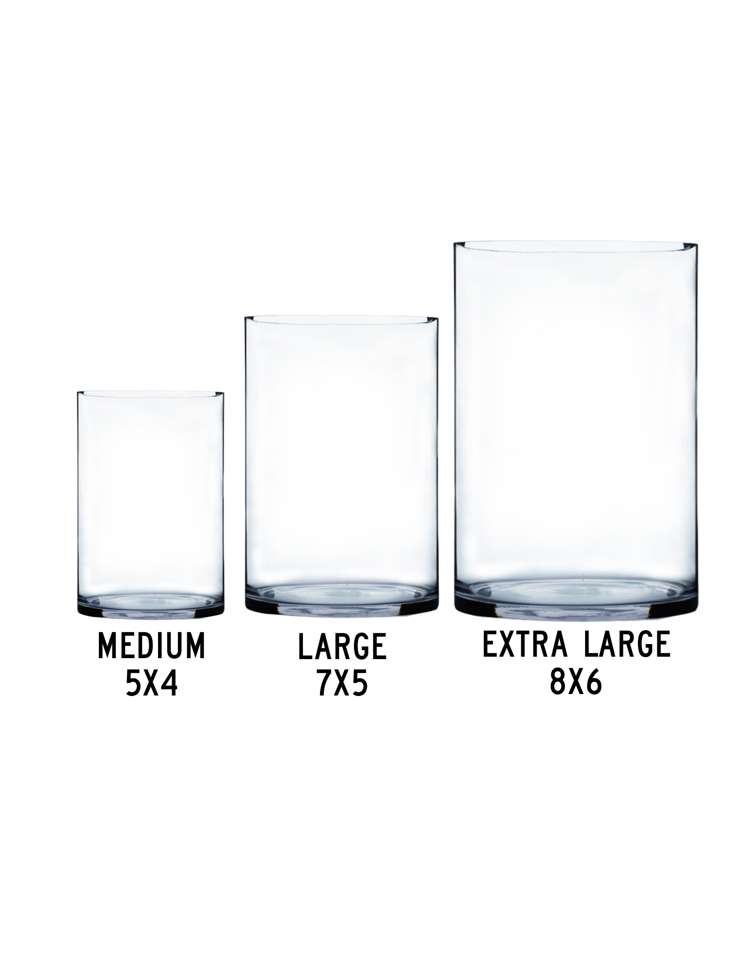 Fresh Flower Arrangement · Clear Glass Vase