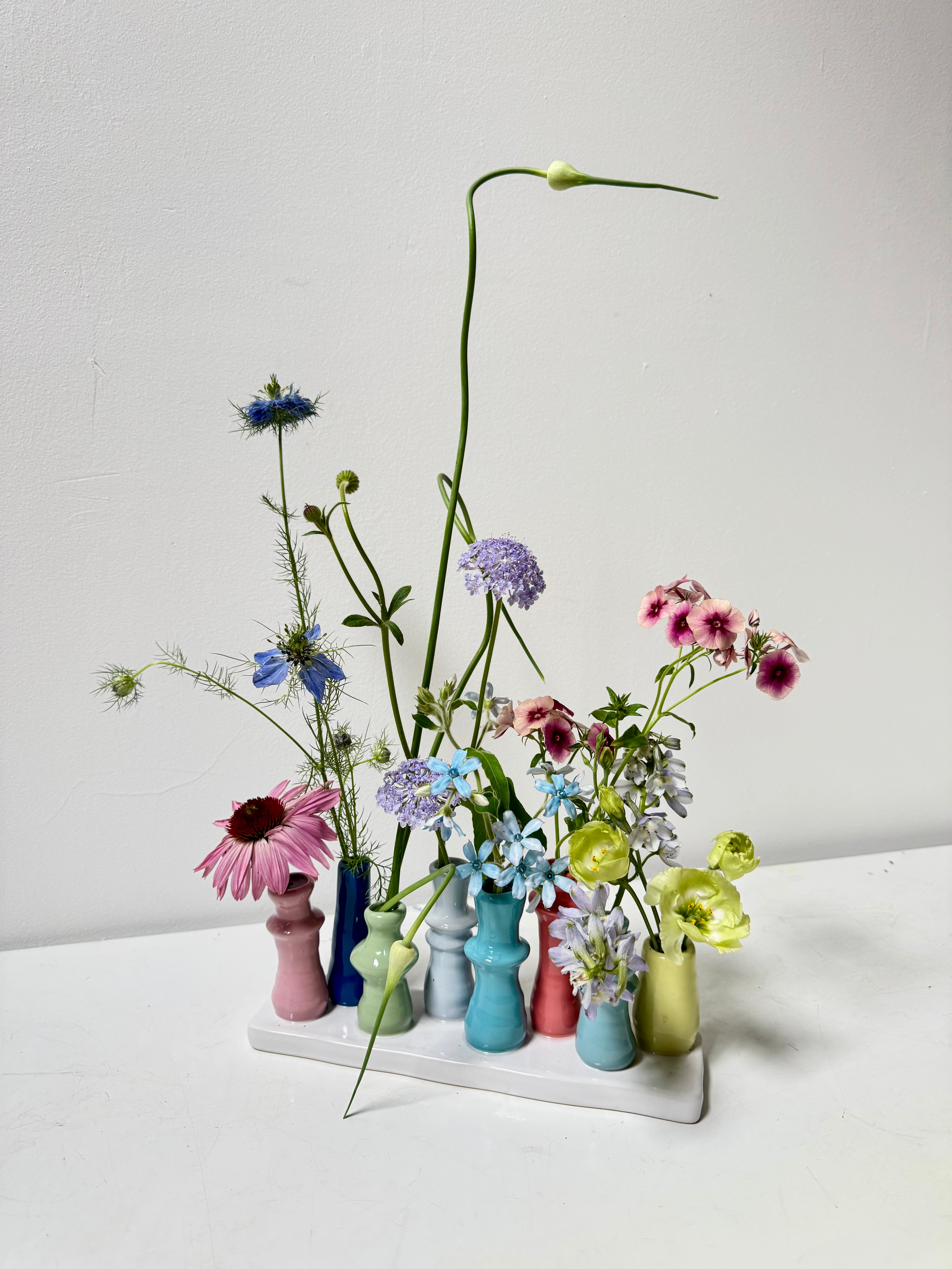 Colorful Bud Vase Arrangement ∙ Portland, Maine Flower Delivery