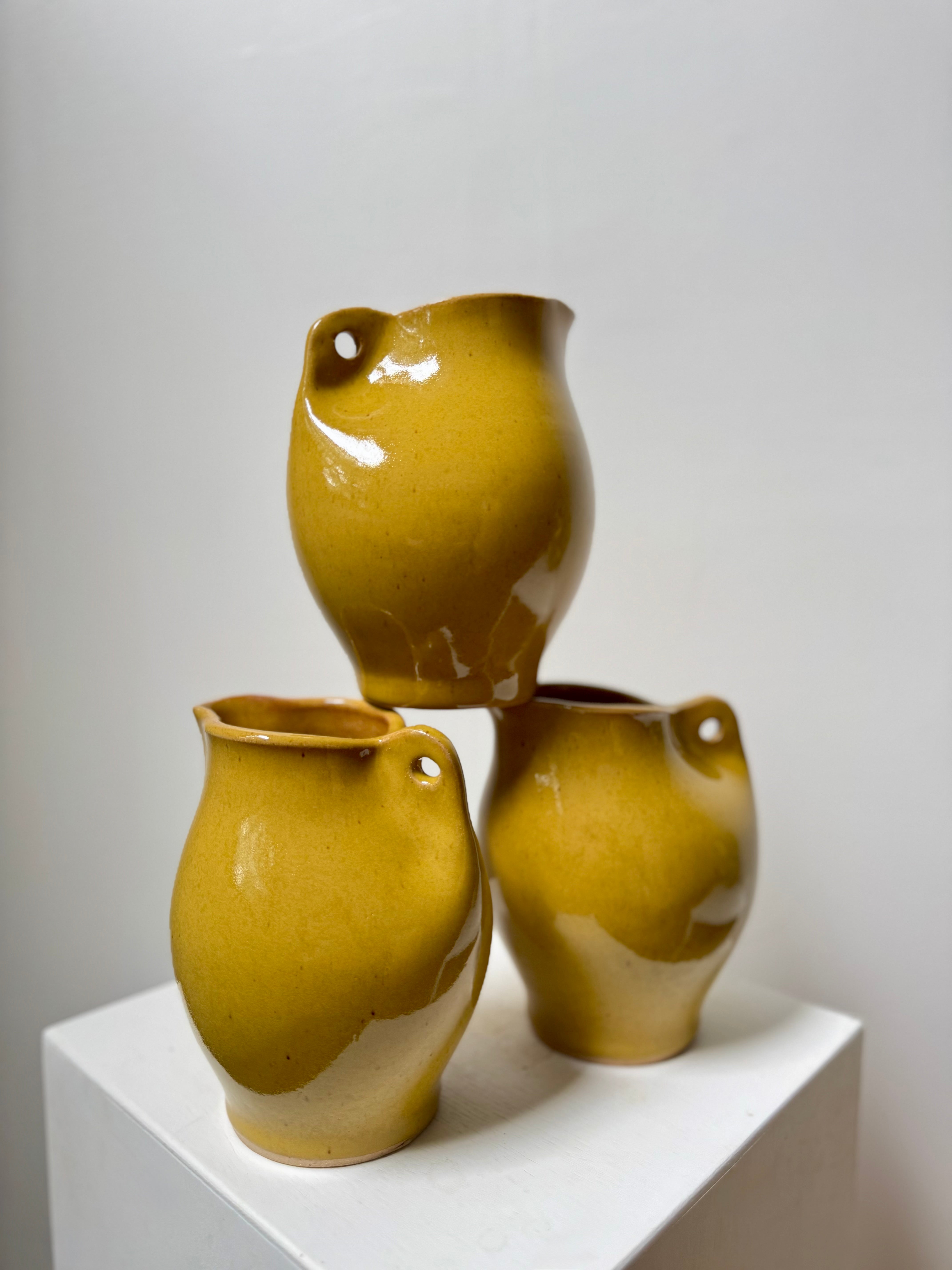 Flower Arrangement · Handmade Maine Ceramic Vase by Campfire Pottery