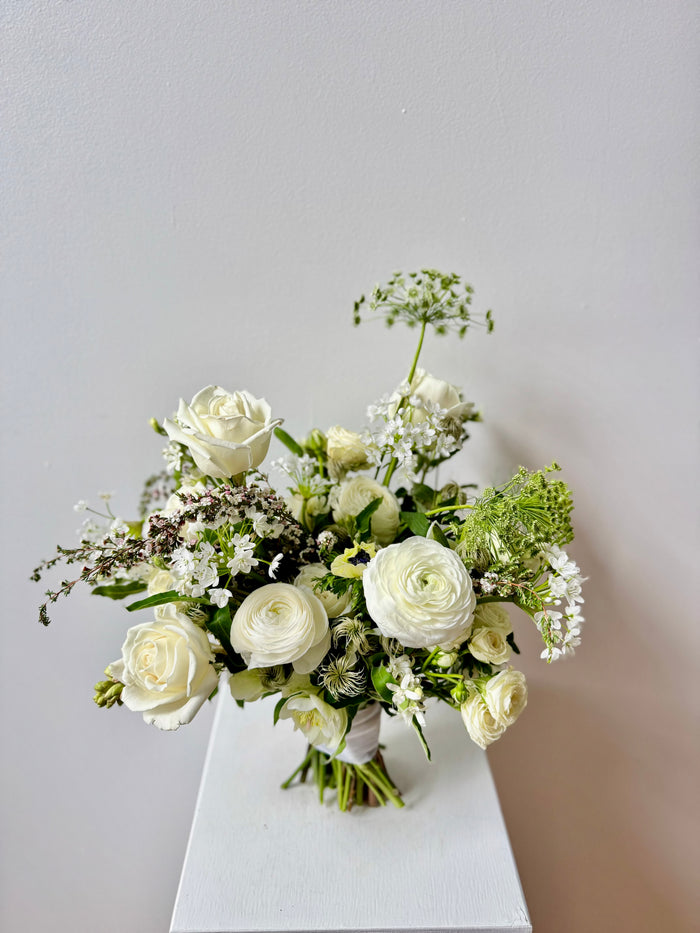 Wedding Bouquet · Garden-Style Bridal Flowers (Custom Palette)