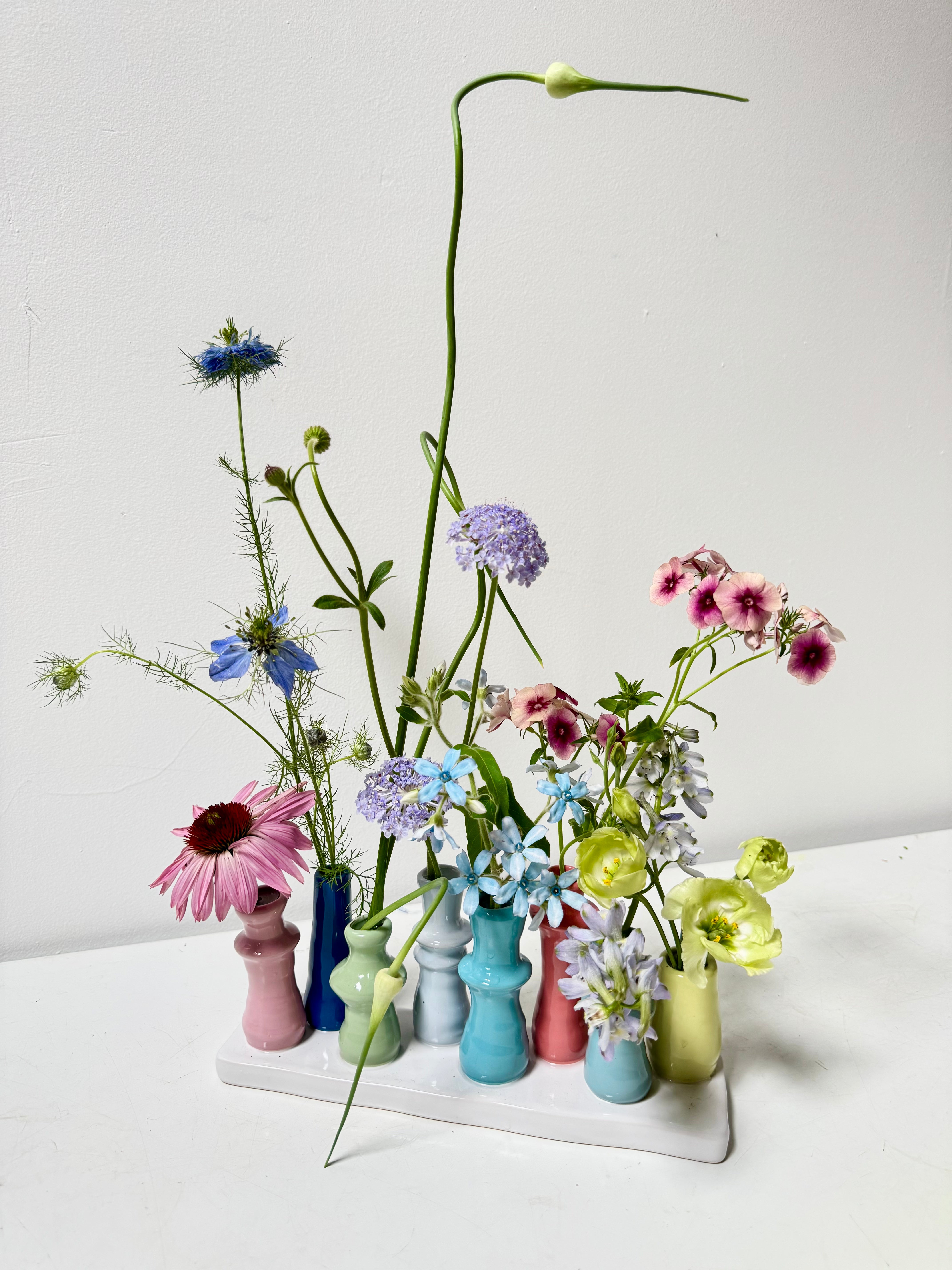 Colorful Bud Vase Arrangement ∙ Portland, Maine Flower Delivery