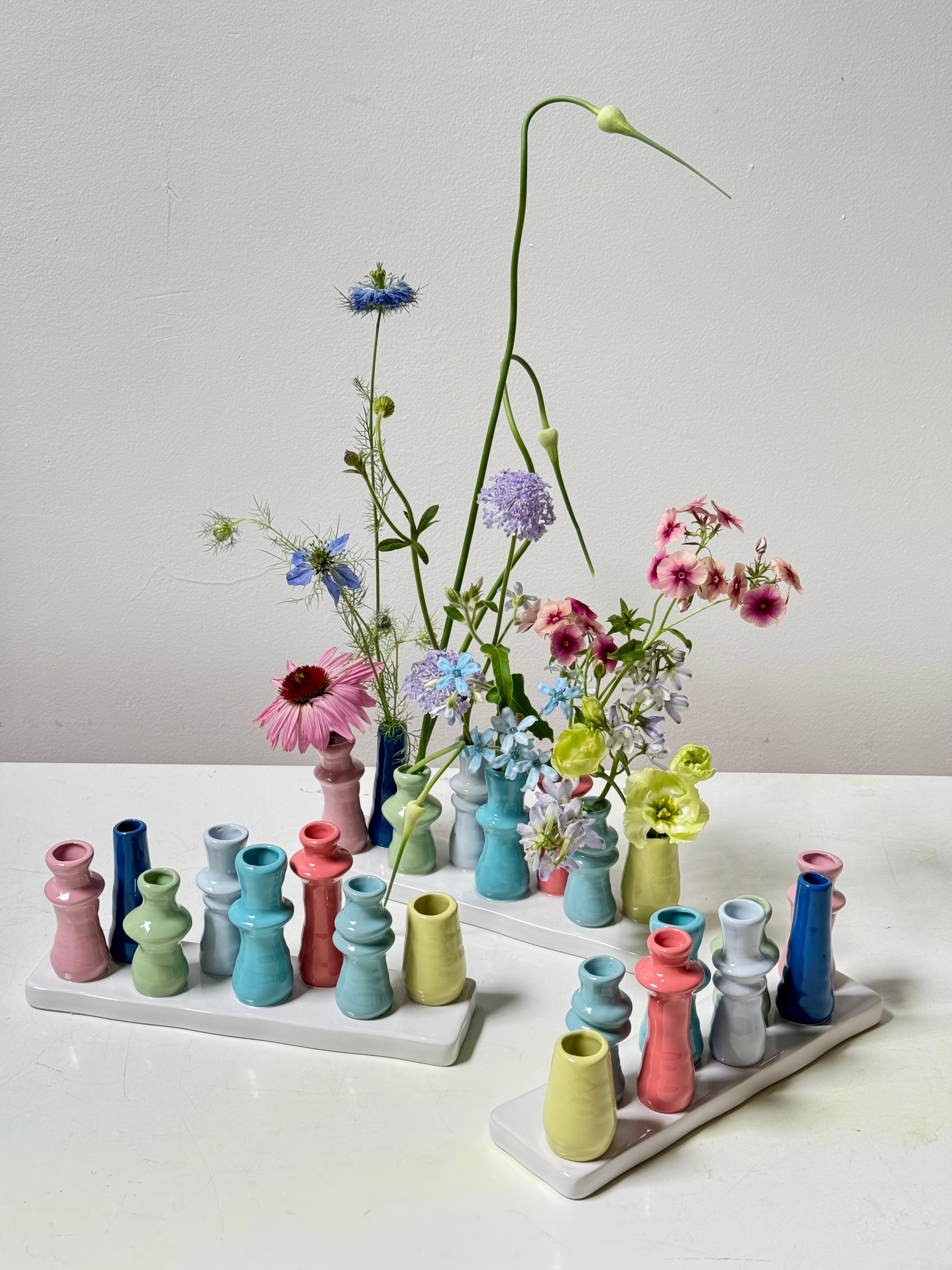 Colorful Bud Vase Arrangement ∙ Portland, Maine Flower Delivery