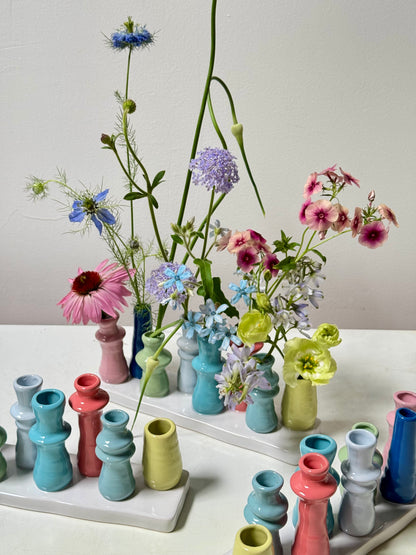 Colorful Bud Vase Arrangement ∙ Portland, Maine Flower Delivery
