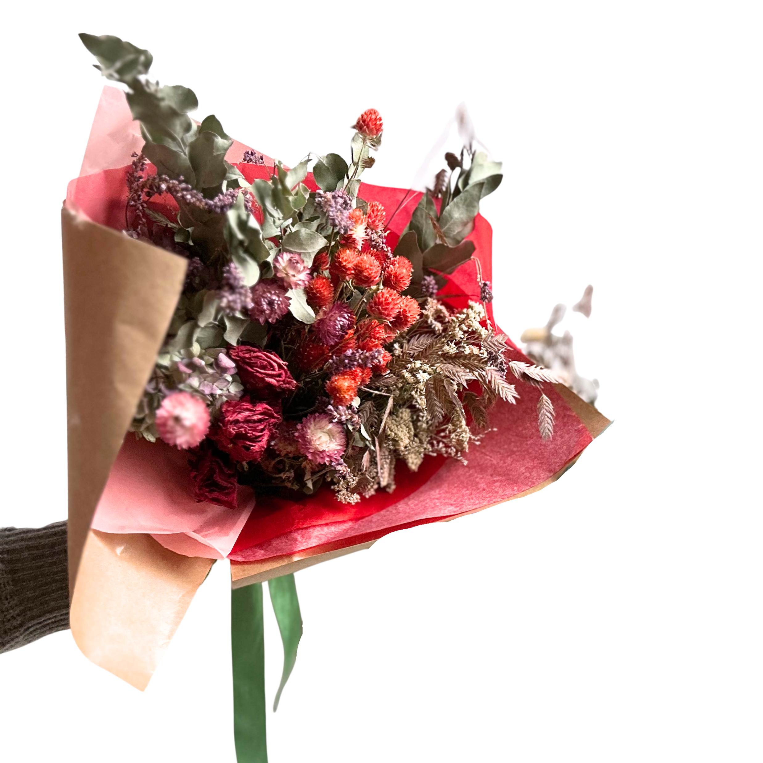 Valentine's Dried Flower Wrap